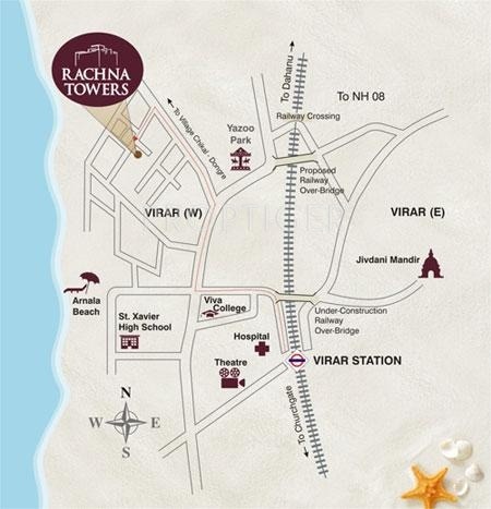  rachna-towers Images for Location Plan of Vikram Buildwell Rachna Towers