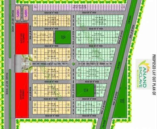 Images for Layout Plan of Anand Ultima Builders Anand Enclave