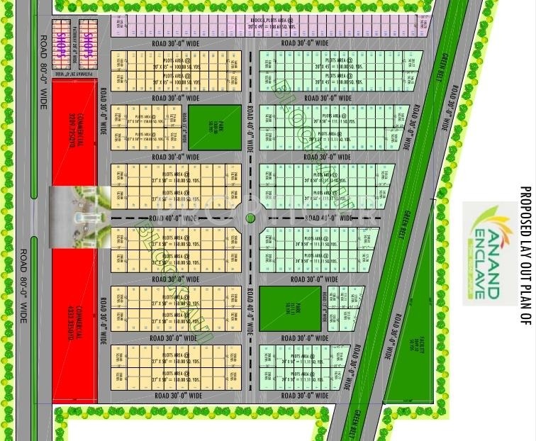 Images for Layout Plan of Anand Ultima Builders Anand Enclave