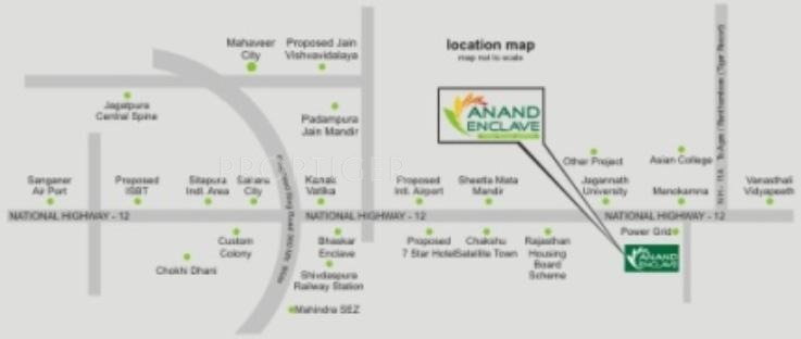 Images for Location Plan of Anand Ultima Builders Anand Enclave