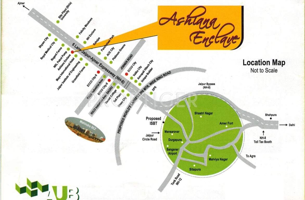Images for Location Plan of Anand Ultima Builders Ashiana Enclave