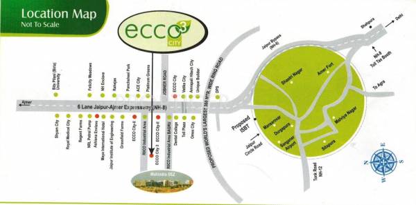 Images for Location Plan of Anand Ultima Builders Ecco 3 City
