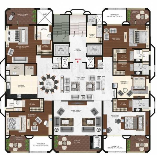 Images for Cluster Plan of Goel Ganga Developers Maya