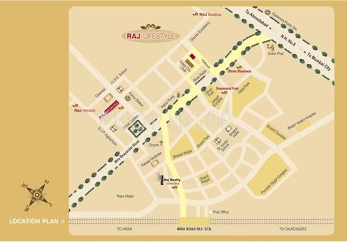  lifestyle Images for Location Plan of Raj Lifestyle