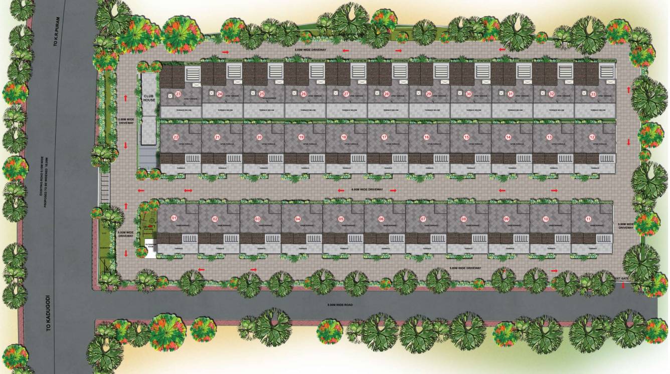Images for Layout Plan of Amintha Akshaya Gardens