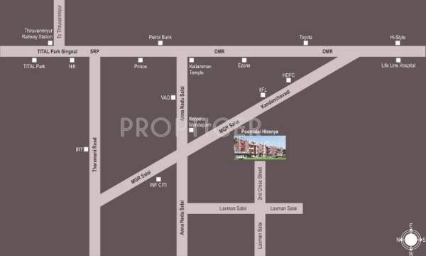 Images for Location Plan of Poomalai Housing Hiranya