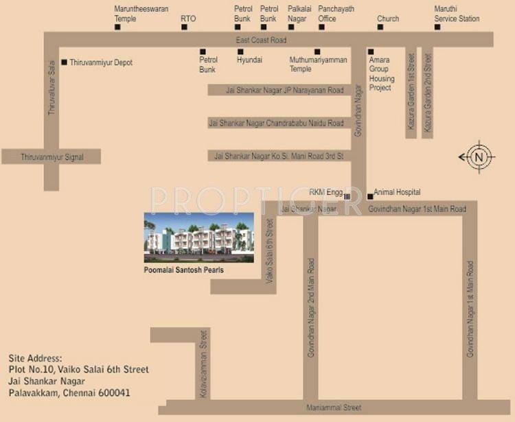 Images for Location Plan of Poomalai Housing Santosh Pearls