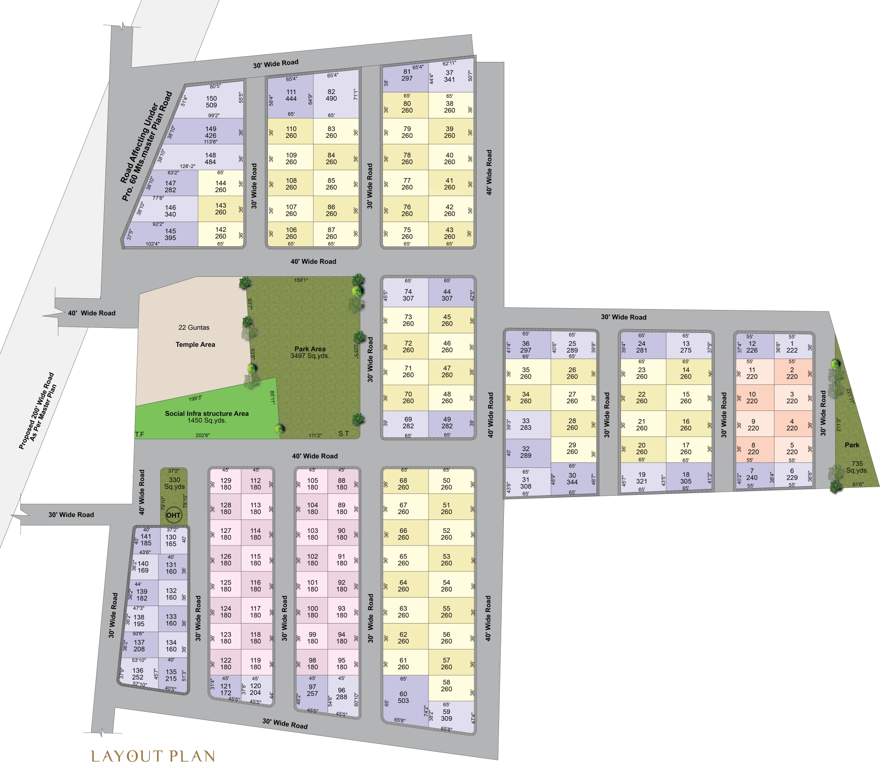 Images for Layout Plan of AV Bhavani Meadows