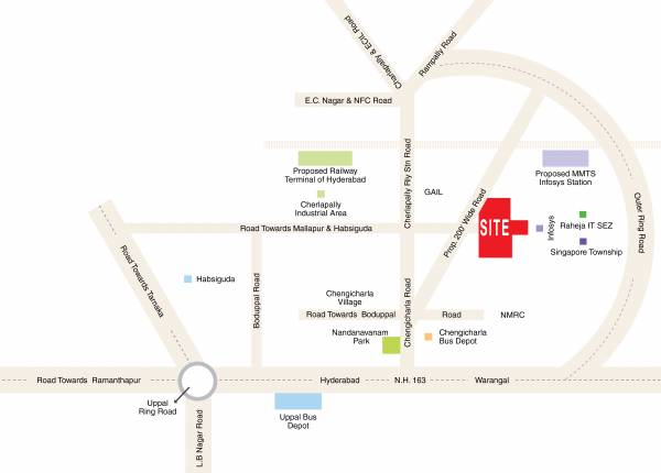 Images for Location Plan of AV Bhavani Meadows