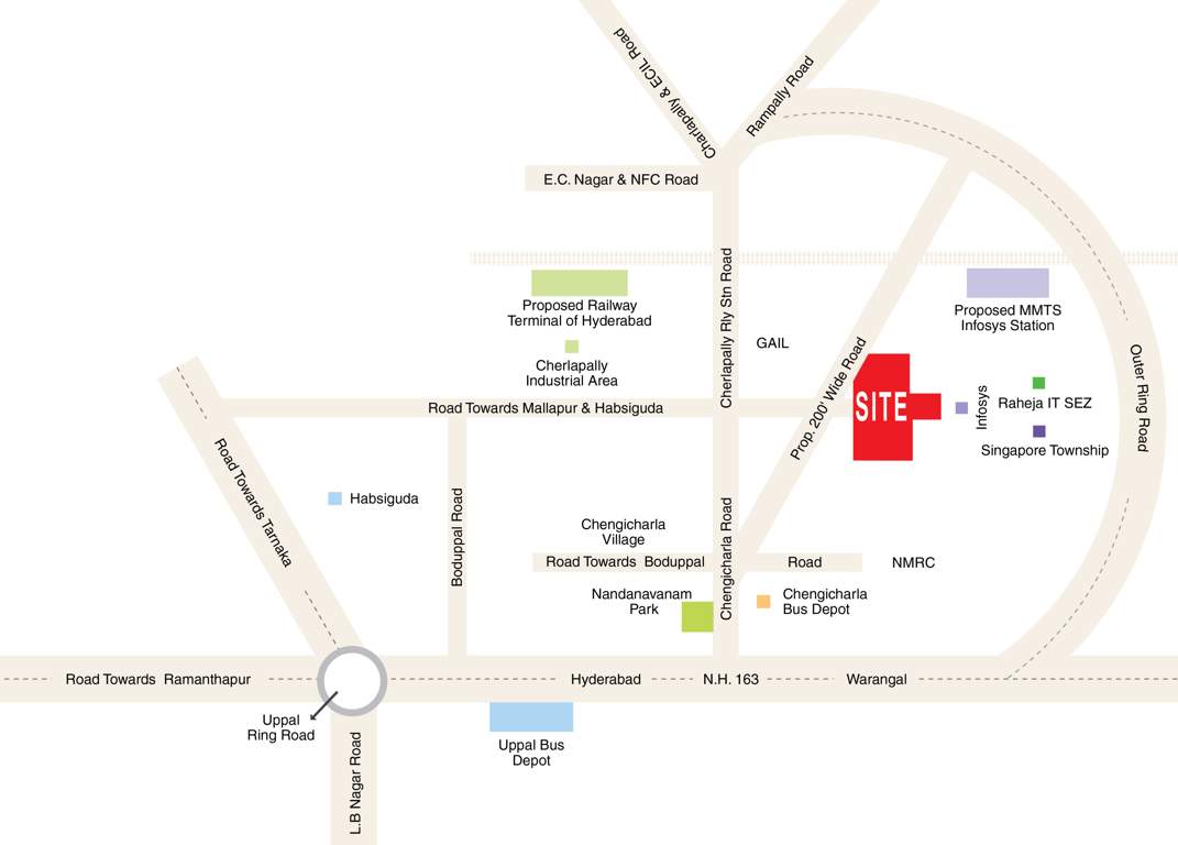 Images for Location Plan of AV Bhavani Meadows