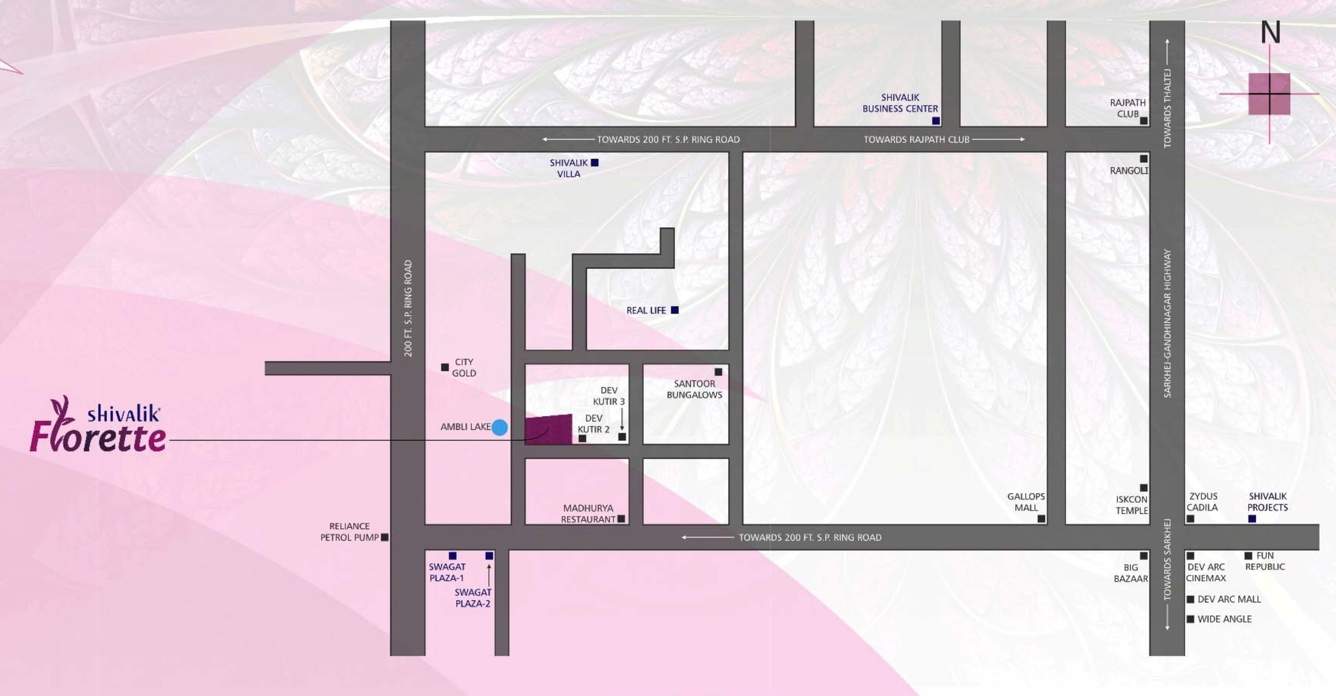  florette Images for Location Plan of Shivalik Florette
