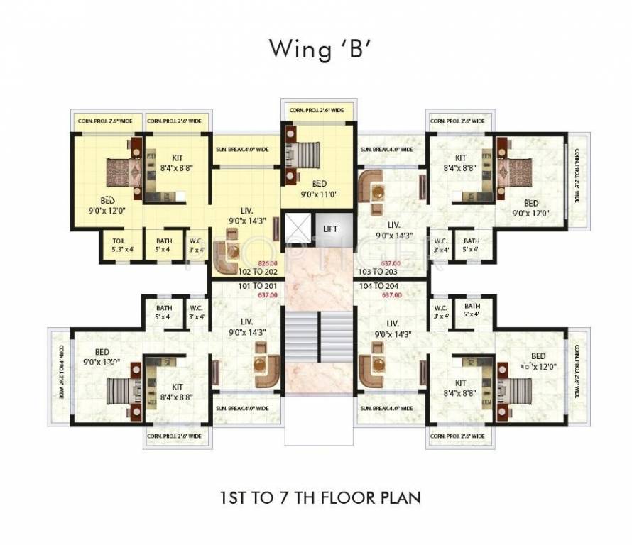 Images for Cluster Plan of Satyam Pride