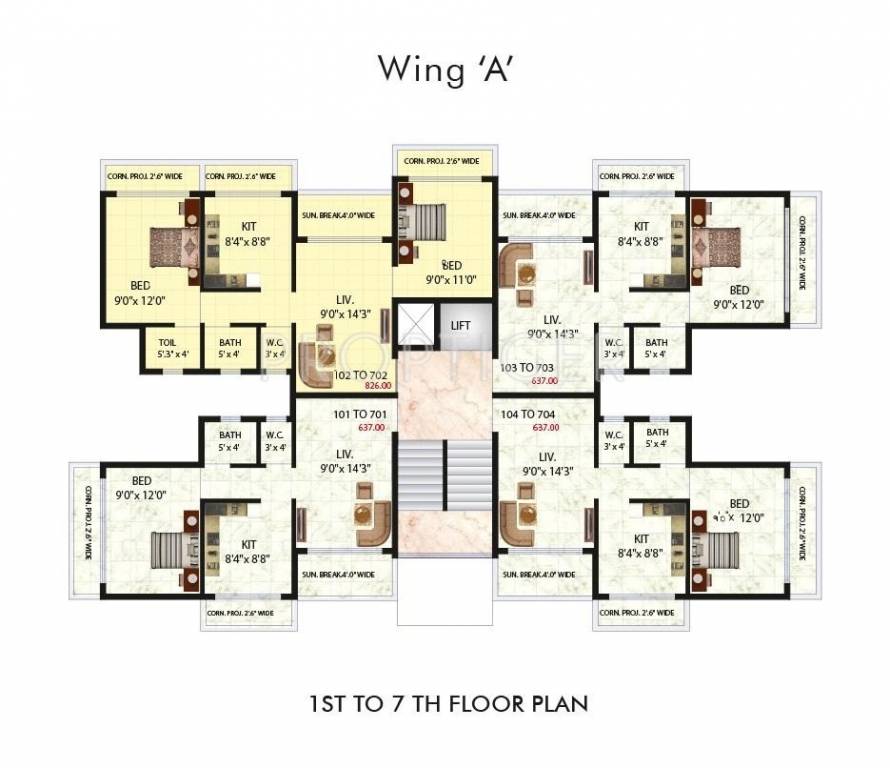 Images for Cluster Plan of Satyam Pride