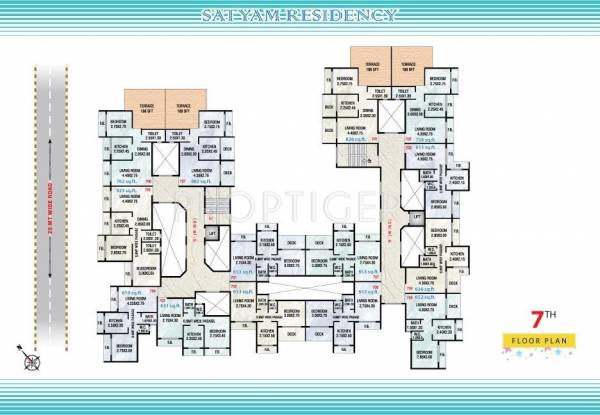  residency Tower 1 Cluster Plan