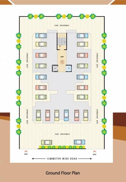 Images for Cluster Plan of Satyam Heritage