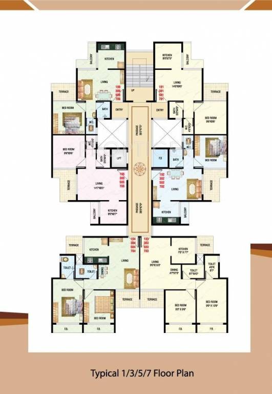 Images for Cluster Plan of Satyam Heritage
