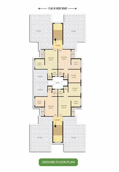 Images for Cluster Plan of Satyam Samruddhi Apartment