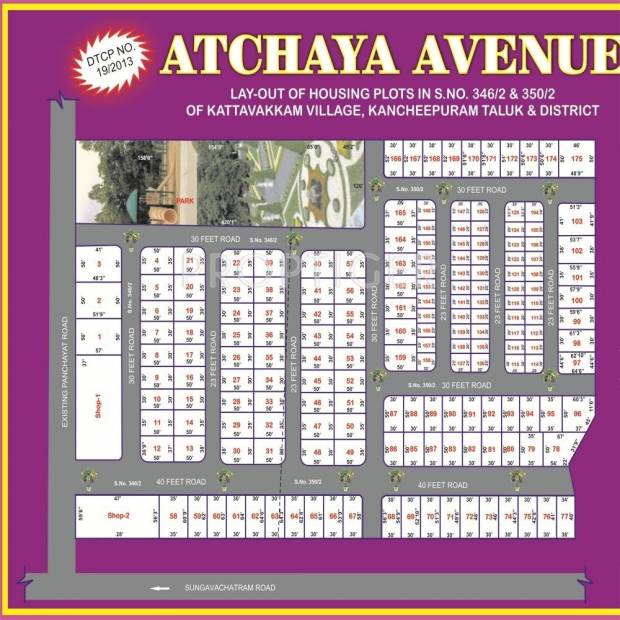 Images for Layout Plan of Vamanan Estates Atchaya Avenue