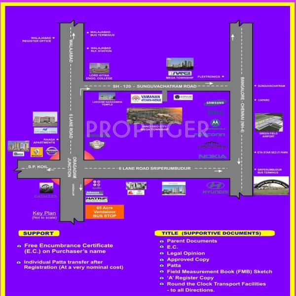 Images for Location Plan of Vamanan Estates Atchaya Avenue