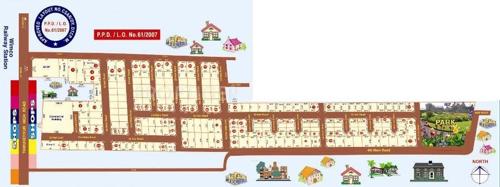 Images for Layout Plan of Annai Sri Rangam Newtown