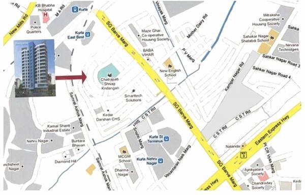 Images for Location Plan of Hirani Haze Apartment