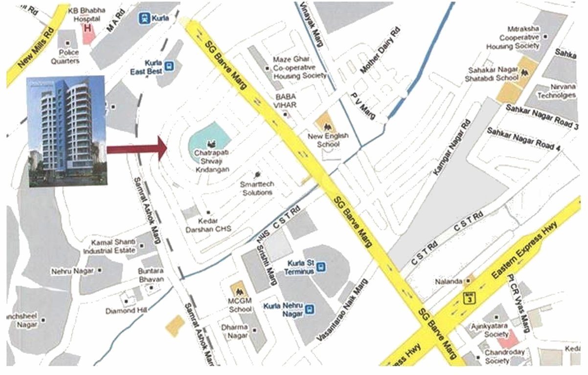 Images for Location Plan of Hirani Haze Apartment