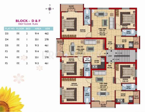 Images for Cluster Plan of Colorhomes Golden Classic