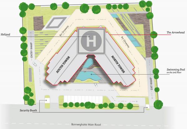 Images for Layout Plan of B And B Infrastructure The Spire