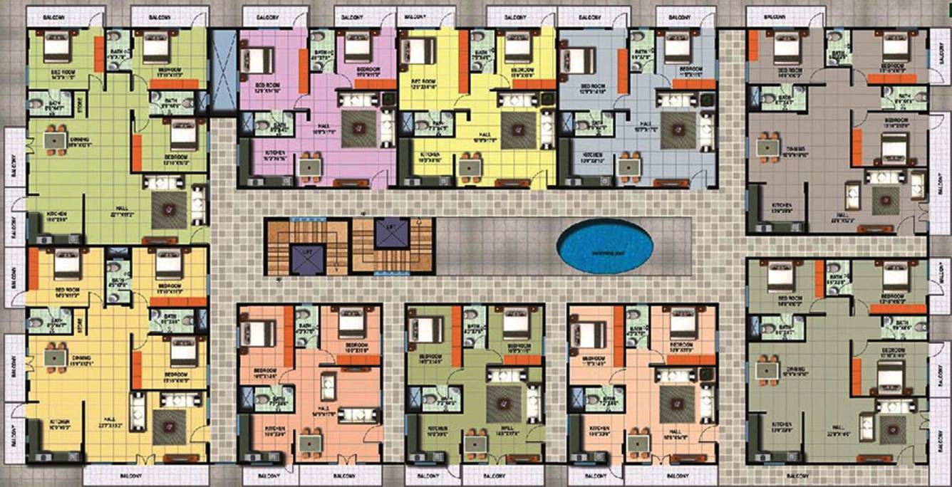Images for Cluster Plan of Sattva Shubham
