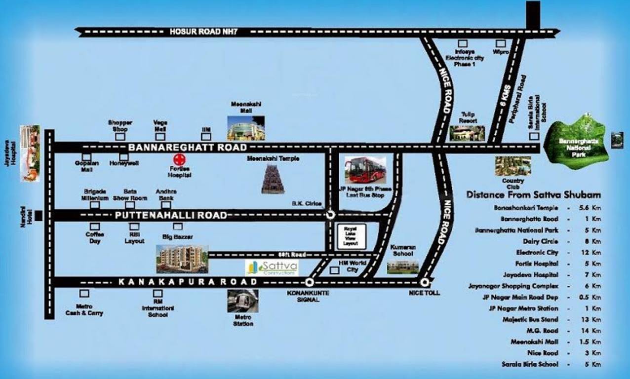 Images for Location Plan of Sattva Shubham