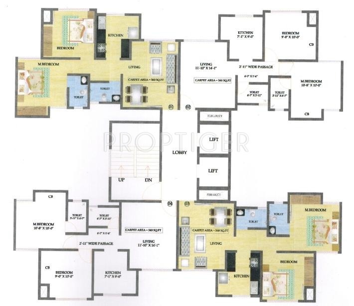 Images for Cluster Plan of Kabra Group Alya and Garnet