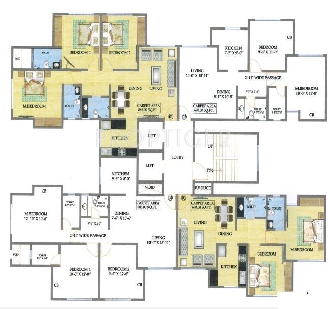Images for Cluster Plan of Kabra Group Alya and Garnet