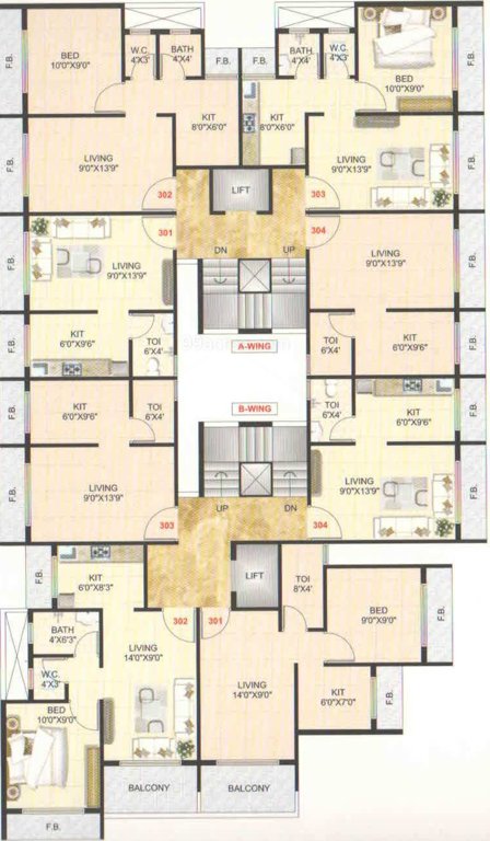 Images for Cluster Plan of Krishna Infra Group Krishna Elite