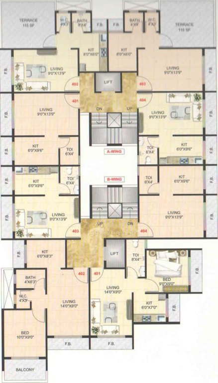 Images for Cluster Plan of Krishna Infra Group Krishna Elite