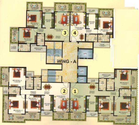 Images for Cluster Plan of Rajyog Odina