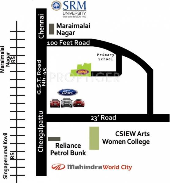 Images for Location Plan of Annai Aaradhana 2