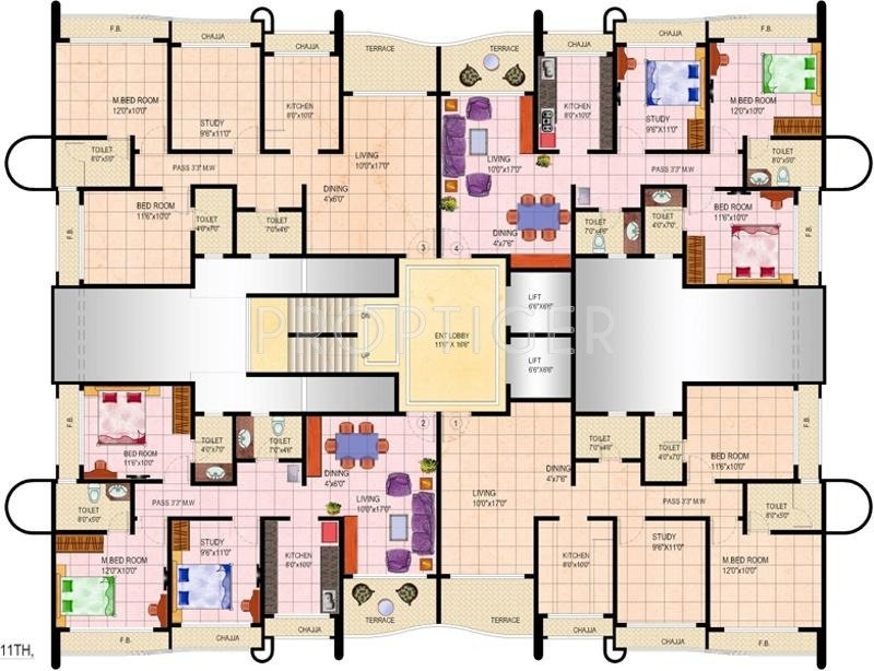Images for Cluster Plan of Tharwani Rosalie