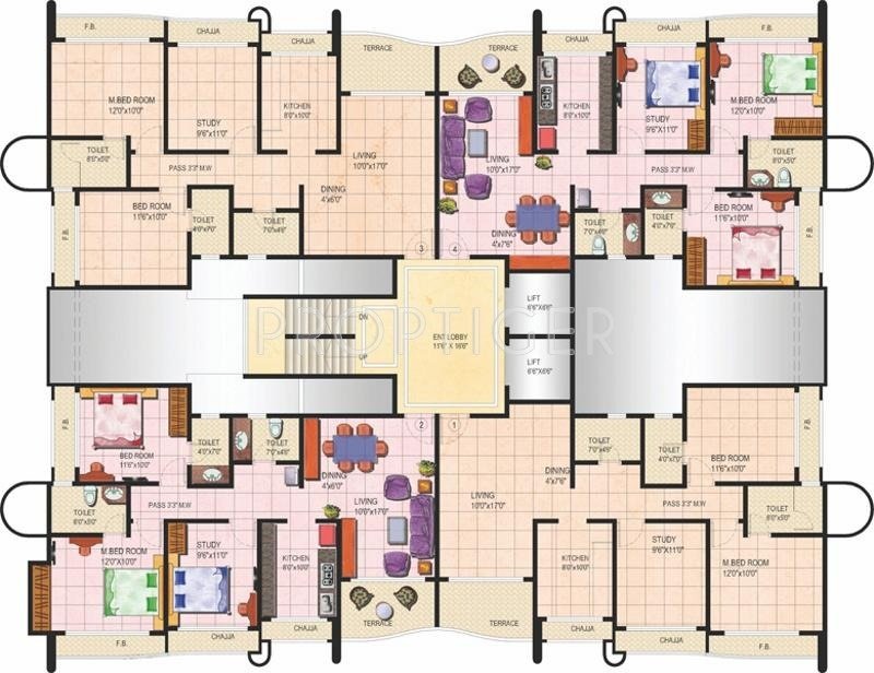 Images for Cluster Plan of Tharwani Rosalie