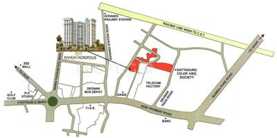  acropolis Images for Location Plan of Raheja Acropolis