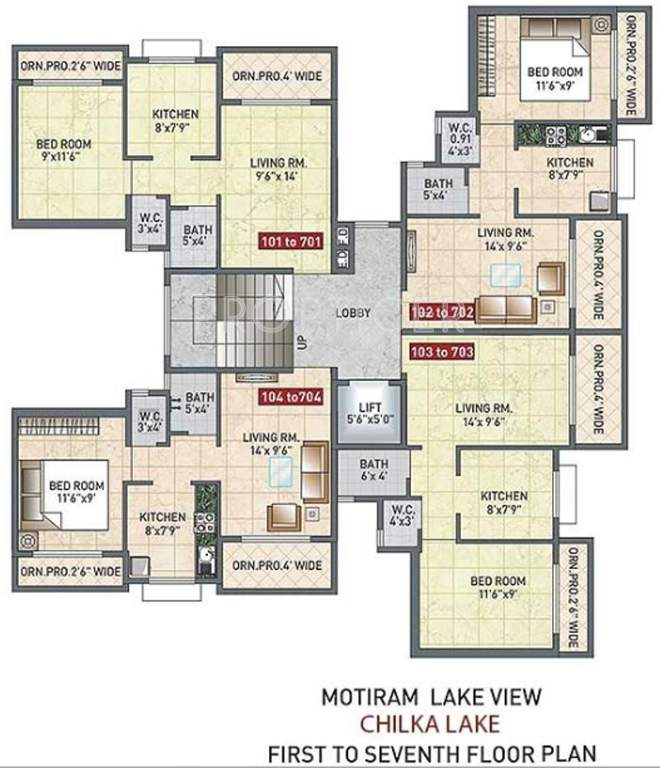 Images for Cluster Plan of Motiram Lakeview