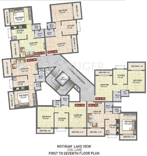 Images for Cluster Plan of Motiram Lakeview