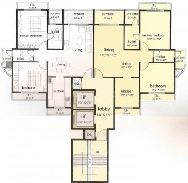 Images for Cluster Plan of Metro Group Chaurang Heights