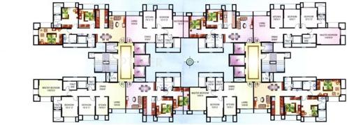  flamingos Images for Cluster Plan of Dosti Flamingos