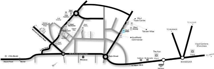greens Images for Location Plan of Vipul Greens