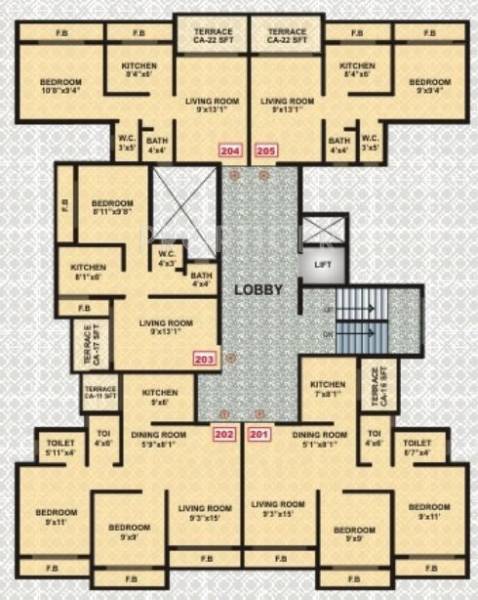 Images for Cluster Plan of Dolphin Jasmine Apartment