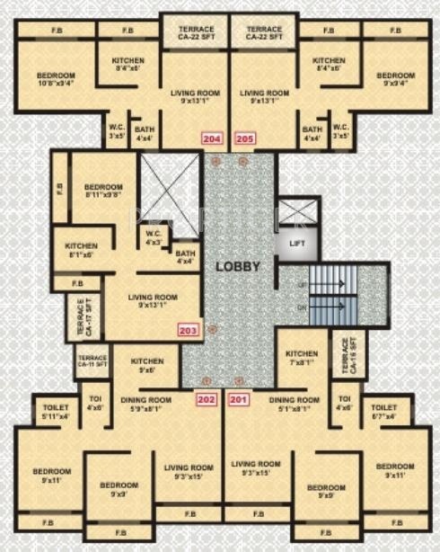 Images for Cluster Plan of Dolphin Jasmine Apartment