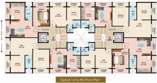 Images for Cluster Plan of Dolphin Rose Apartment