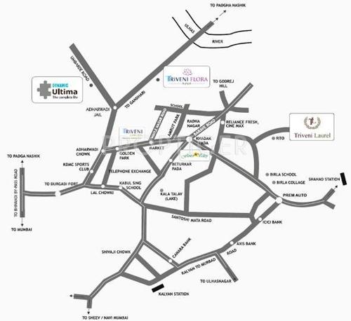  dynamic-ultima Images for Location Plan of Triveni Dynamic Ultima