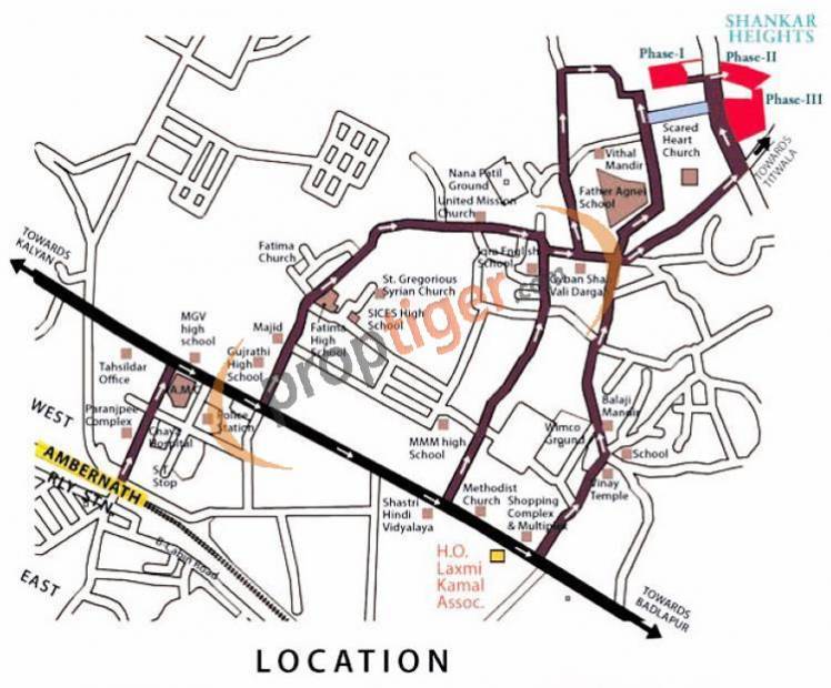 Images for Location Plan of Laxmi Kamal Associates Shankar Heights Phase 1