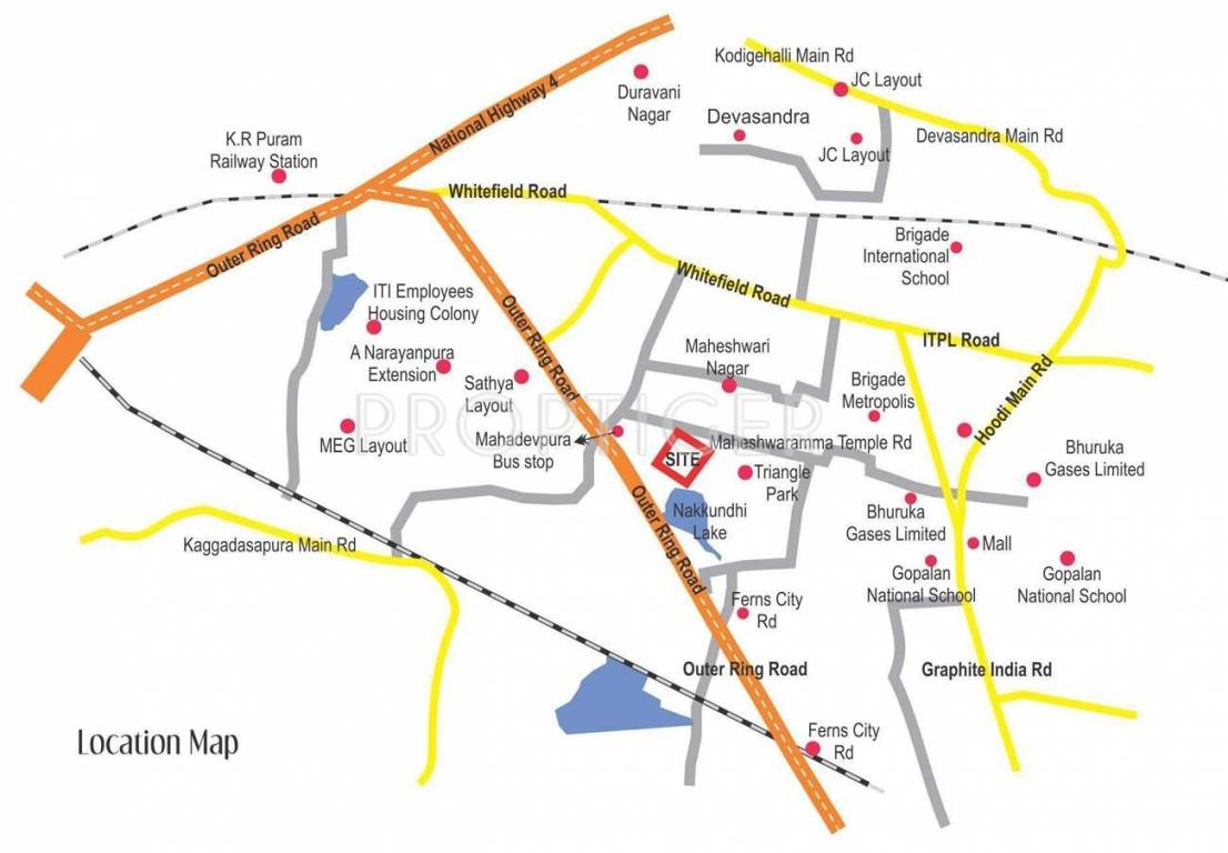 Images for Location Plan of PNR Akruti Homes